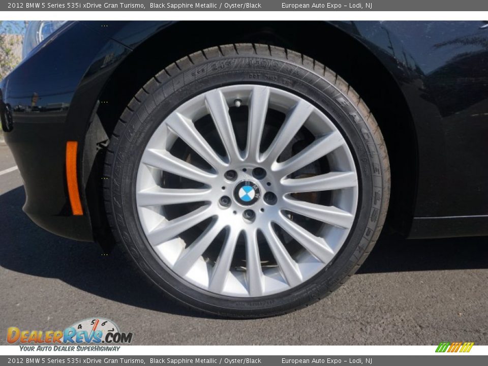 2012 BMW 5 Series 535i xDrive Gran Turismo Black Sapphire Metallic / Oyster/Black Photo #20