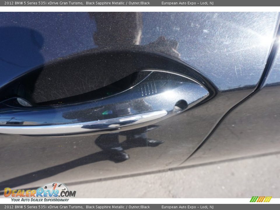 2012 BMW 5 Series 535i xDrive Gran Turismo Black Sapphire Metallic / Oyster/Black Photo #27