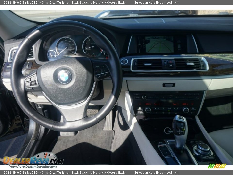2012 BMW 5 Series 535i xDrive Gran Turismo Black Sapphire Metallic / Oyster/Black Photo #35