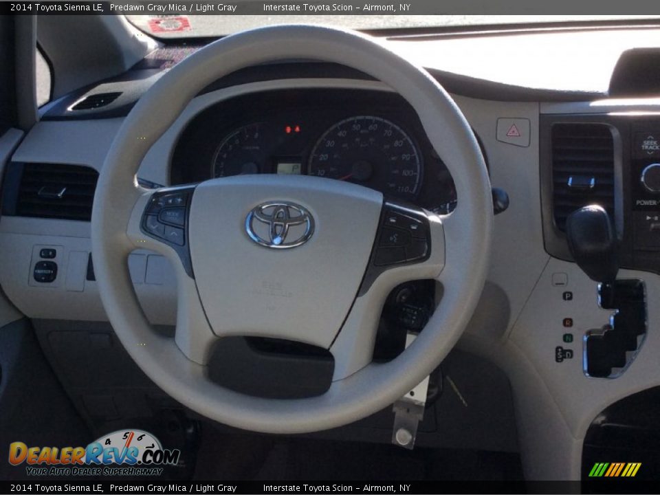 2014 Toyota Sienna LE Predawn Gray Mica / Light Gray Photo #12