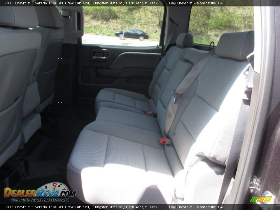 2015 Chevrolet Silverado 1500 WT Crew Cab 4x4 Tungsten Metallic / Dark Ash/Jet Black Photo #14