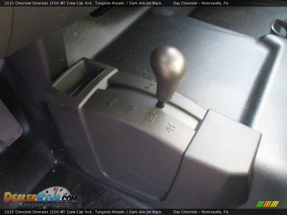 2015 Chevrolet Silverado 1500 WT Crew Cab 4x4 Tungsten Metallic / Dark Ash/Jet Black Photo #16