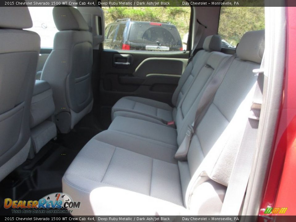 2015 Chevrolet Silverado 1500 WT Crew Cab 4x4 Deep Ruby Metallic / Dark Ash/Jet Black Photo #14
