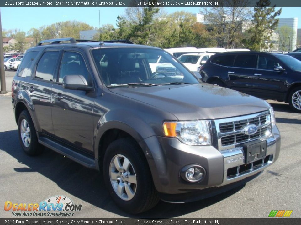 2010 Ford Escape Limited Sterling Grey Metallic / Charcoal Black Photo #3