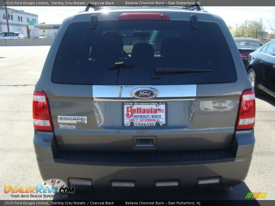 2010 Ford Escape Limited Sterling Grey Metallic / Charcoal Black Photo #5
