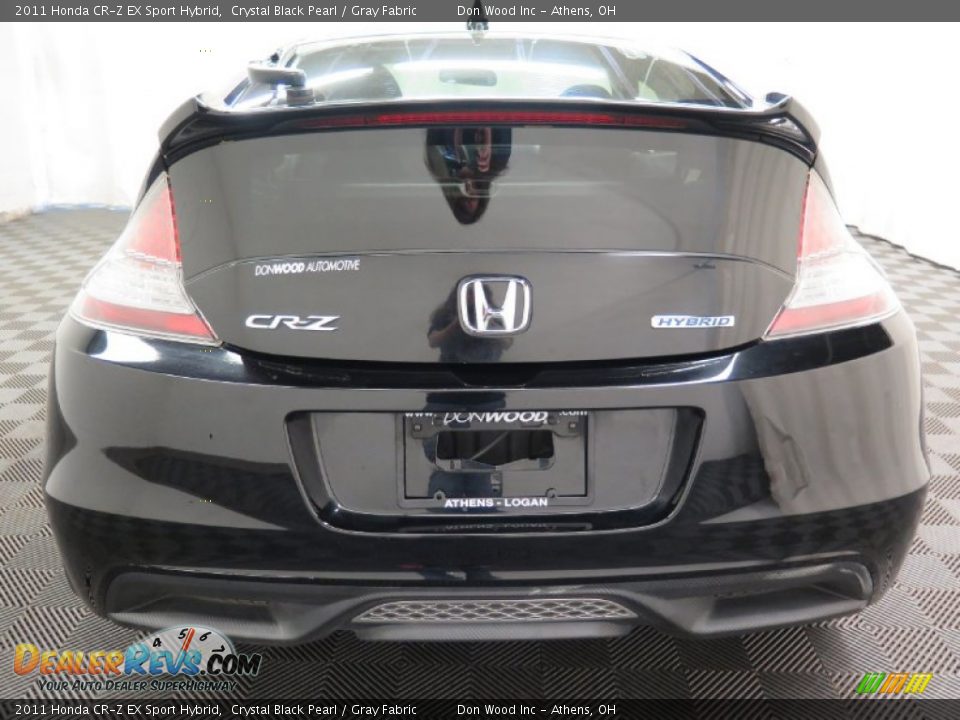2011 Honda CR-Z EX Sport Hybrid Crystal Black Pearl / Gray Fabric Photo #6