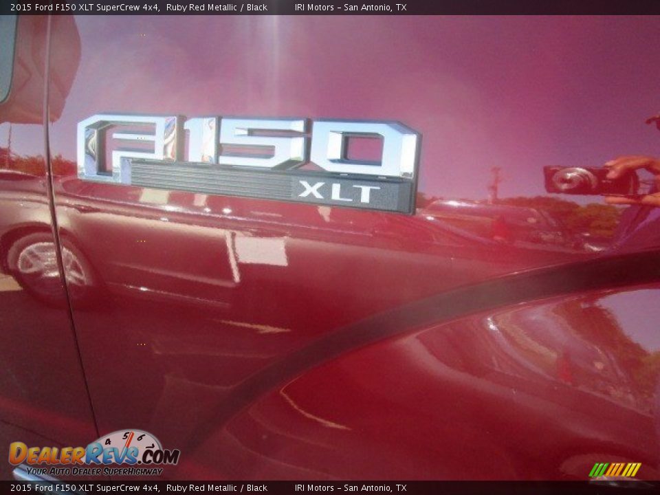 2015 Ford F150 XLT SuperCrew 4x4 Ruby Red Metallic / Black Photo #5