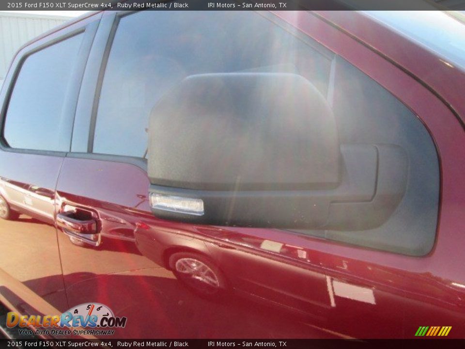 2015 Ford F150 XLT SuperCrew 4x4 Ruby Red Metallic / Black Photo #7