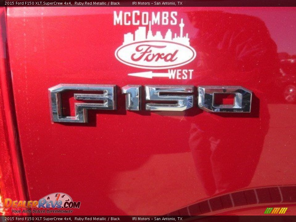 2015 Ford F150 XLT SuperCrew 4x4 Ruby Red Metallic / Black Photo #19