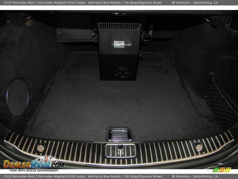 2016 Mercedes-Benz S Mercedes-Maybach S600 Sedan Trunk Photo #5