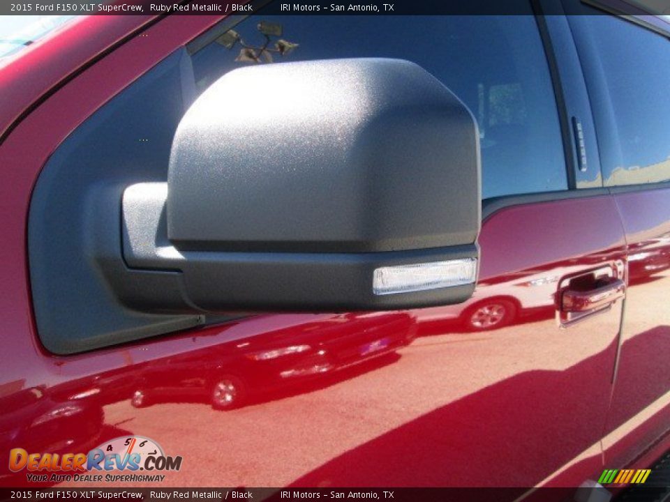 2015 Ford F150 XLT SuperCrew Ruby Red Metallic / Black Photo #9