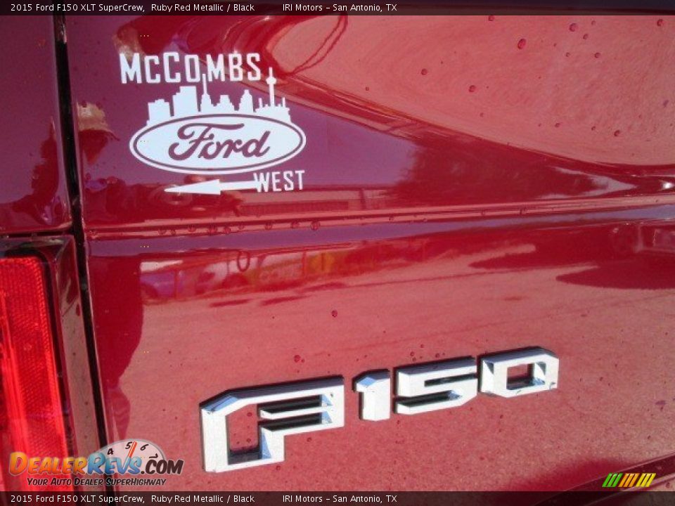 2015 Ford F150 XLT SuperCrew Ruby Red Metallic / Black Photo #17
