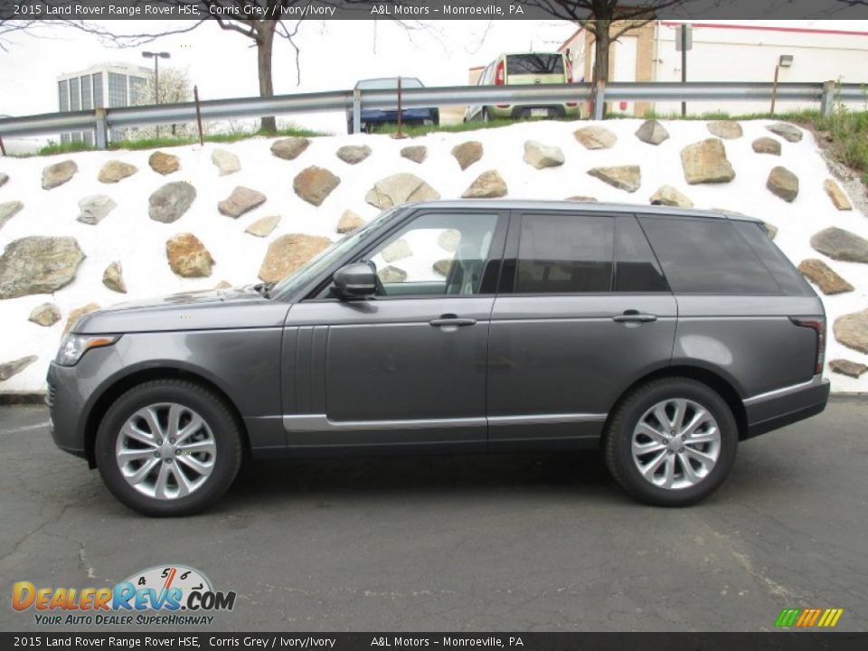 2015 Land Rover Range Rover HSE Corris Grey / Ivory/Ivory Photo #2