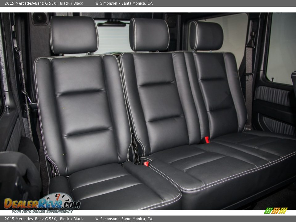 Rear Seat of 2015 Mercedes-Benz G 550 Photo #2