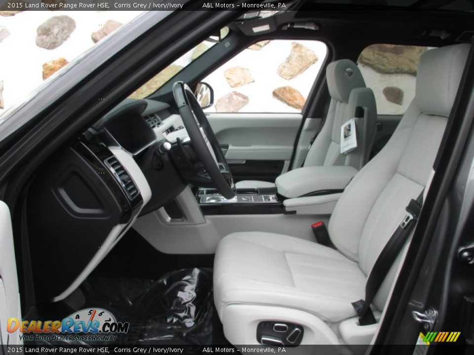 2015 Land Rover Range Rover HSE Corris Grey / Ivory/Ivory Photo #12