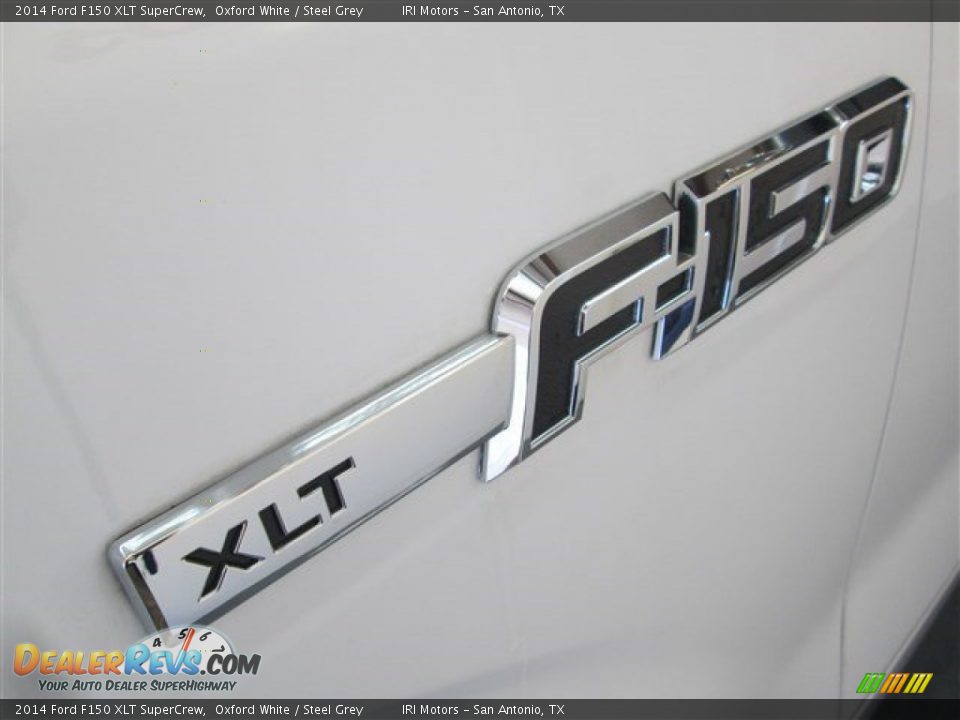 2014 Ford F150 XLT SuperCrew Oxford White / Steel Grey Photo #4