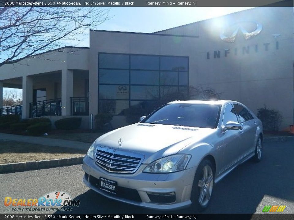 2008 Mercedes-Benz S 550 4Matic Sedan Iridium Silver Metallic / Black Photo #1