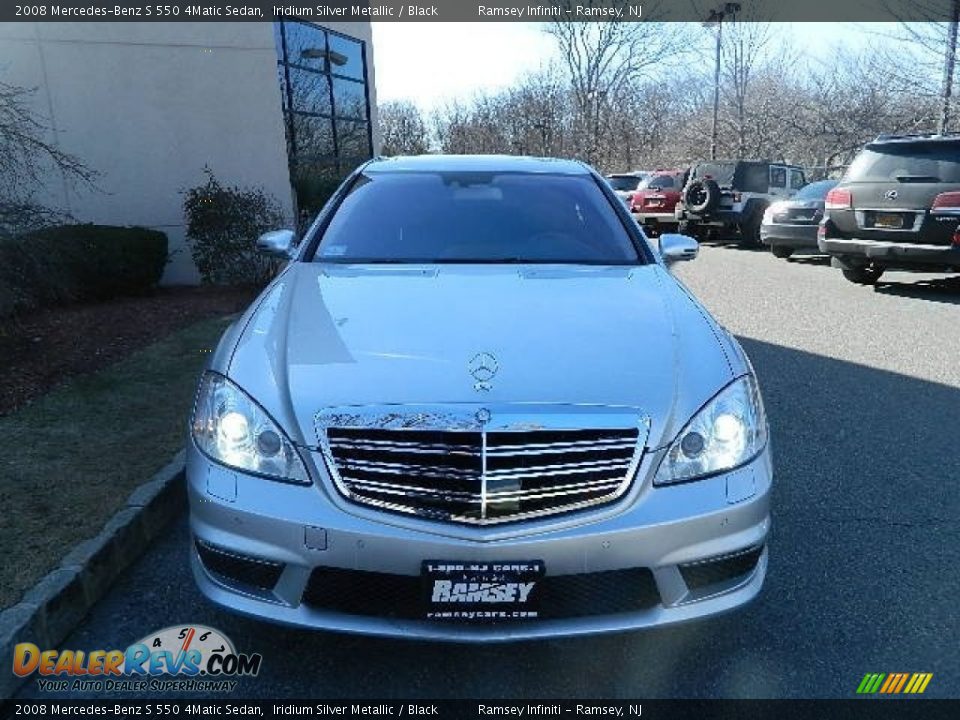 2008 Mercedes-Benz S 550 4Matic Sedan Iridium Silver Metallic / Black Photo #2