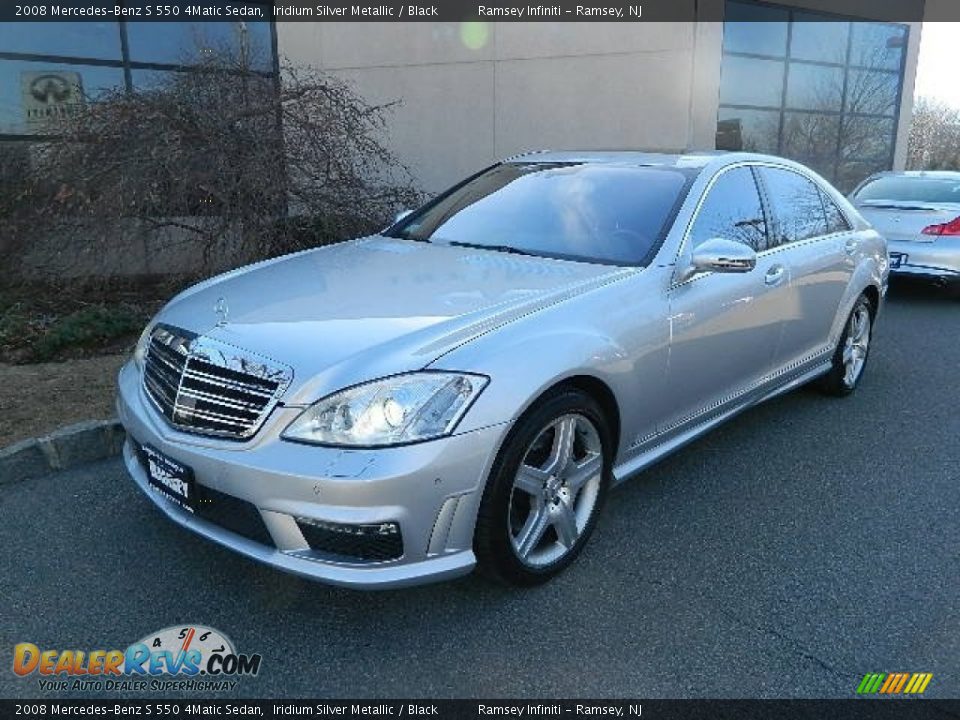 2008 Mercedes-Benz S 550 4Matic Sedan Iridium Silver Metallic / Black Photo #3