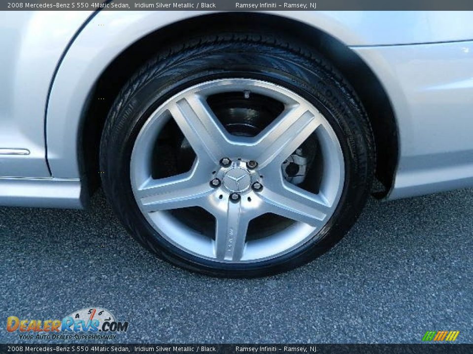 2008 Mercedes-Benz S 550 4Matic Sedan Iridium Silver Metallic / Black Photo #7