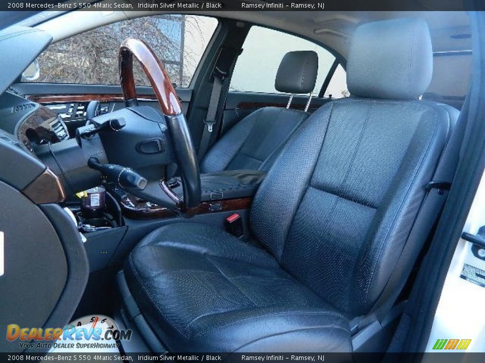 2008 Mercedes-Benz S 550 4Matic Sedan Iridium Silver Metallic / Black Photo #8