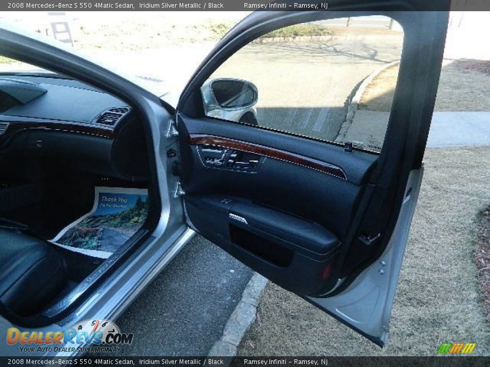 2008 Mercedes-Benz S 550 4Matic Sedan Iridium Silver Metallic / Black Photo #11