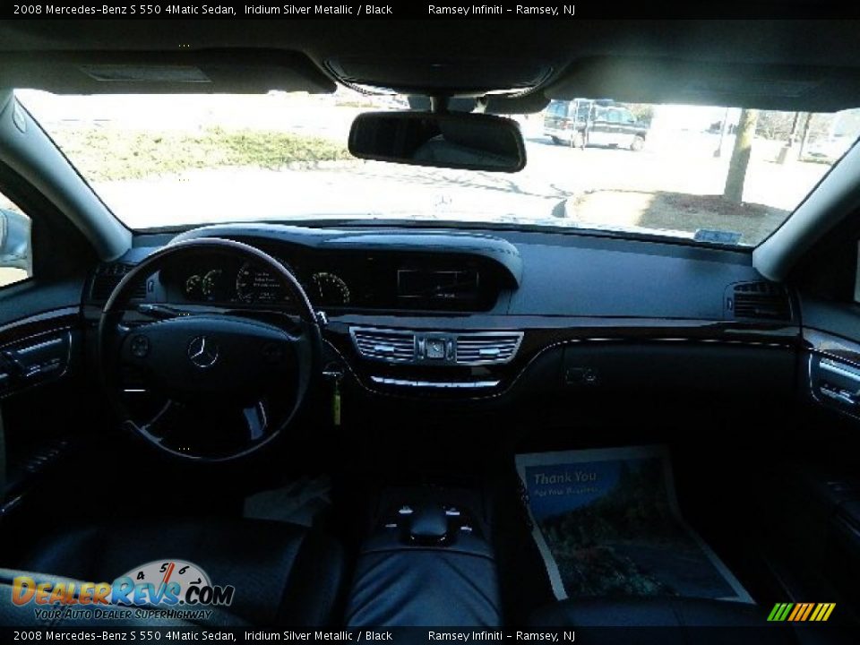 2008 Mercedes-Benz S 550 4Matic Sedan Iridium Silver Metallic / Black Photo #12