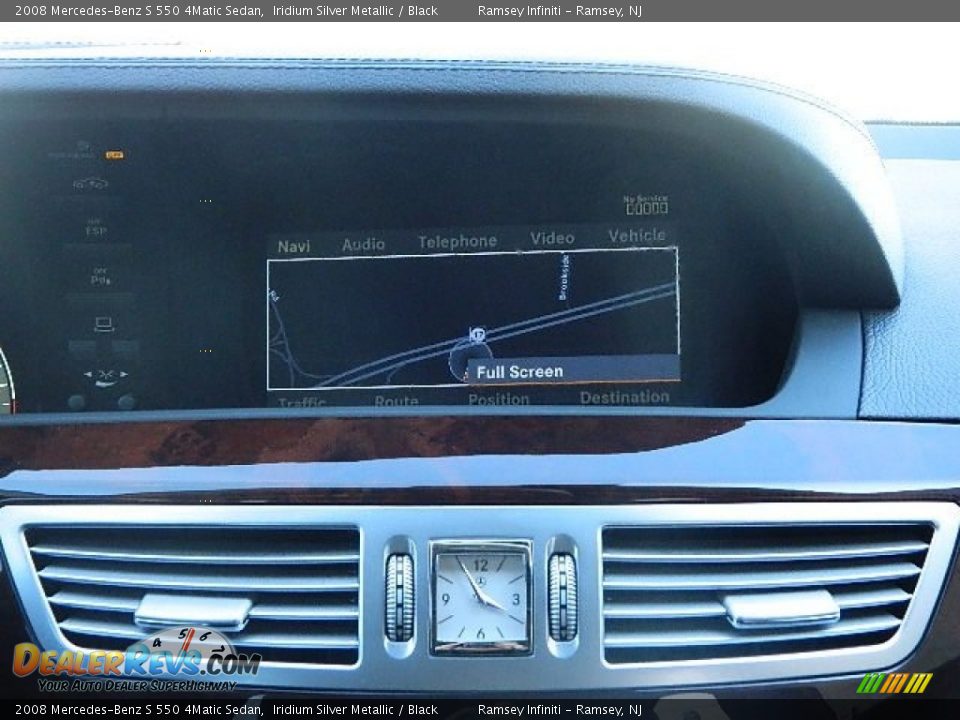 2008 Mercedes-Benz S 550 4Matic Sedan Iridium Silver Metallic / Black Photo #13