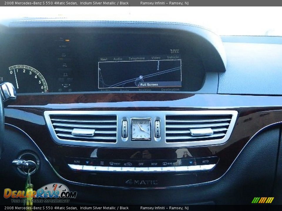 2008 Mercedes-Benz S 550 4Matic Sedan Iridium Silver Metallic / Black Photo #14