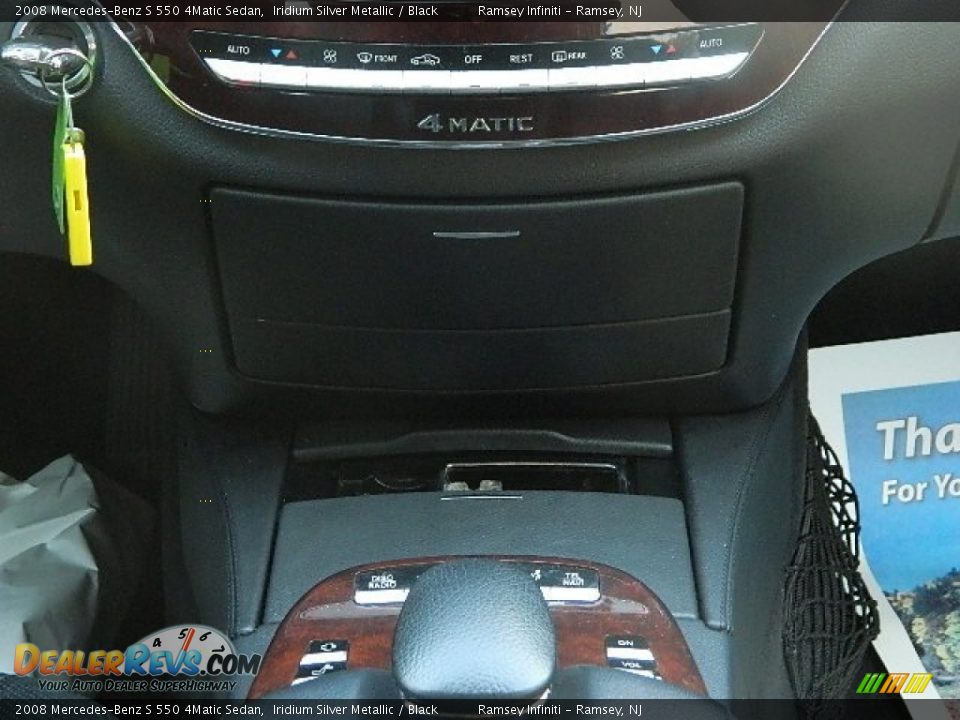 2008 Mercedes-Benz S 550 4Matic Sedan Iridium Silver Metallic / Black Photo #15