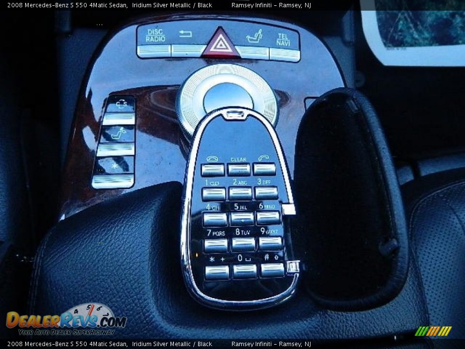 2008 Mercedes-Benz S 550 4Matic Sedan Iridium Silver Metallic / Black Photo #16