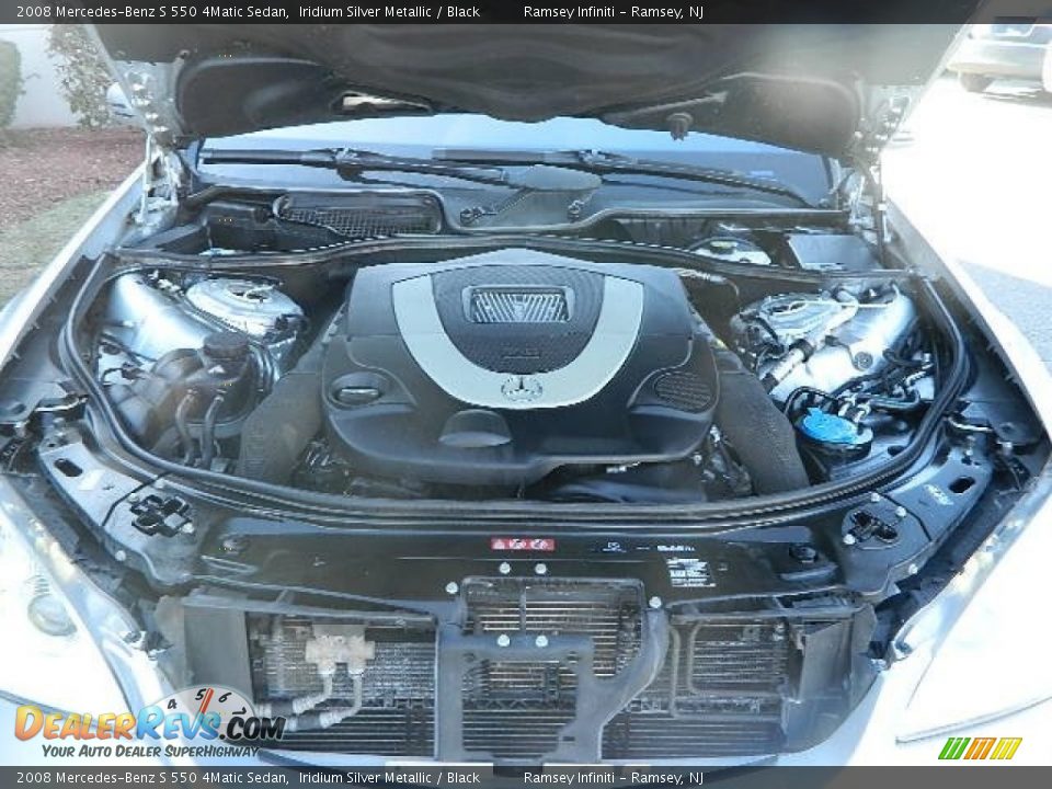2008 Mercedes-Benz S 550 4Matic Sedan Iridium Silver Metallic / Black Photo #17