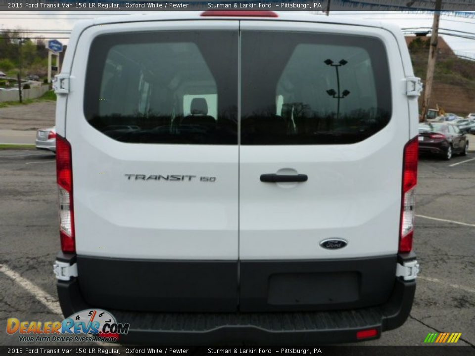 2015 Ford Transit Van 150 LR Regular Oxford White / Pewter Photo #4
