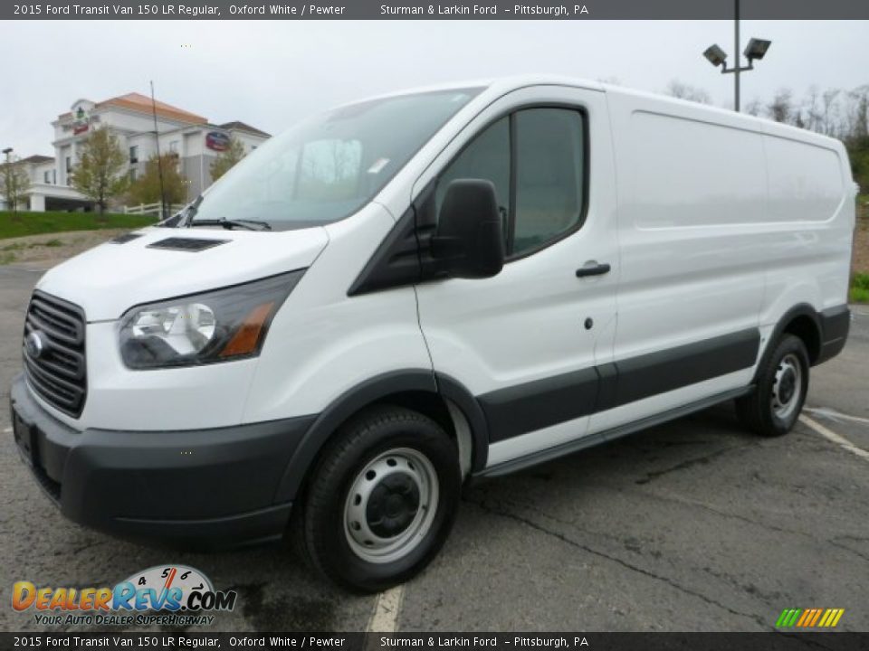 2015 Ford Transit Van 150 LR Regular Oxford White / Pewter Photo #7