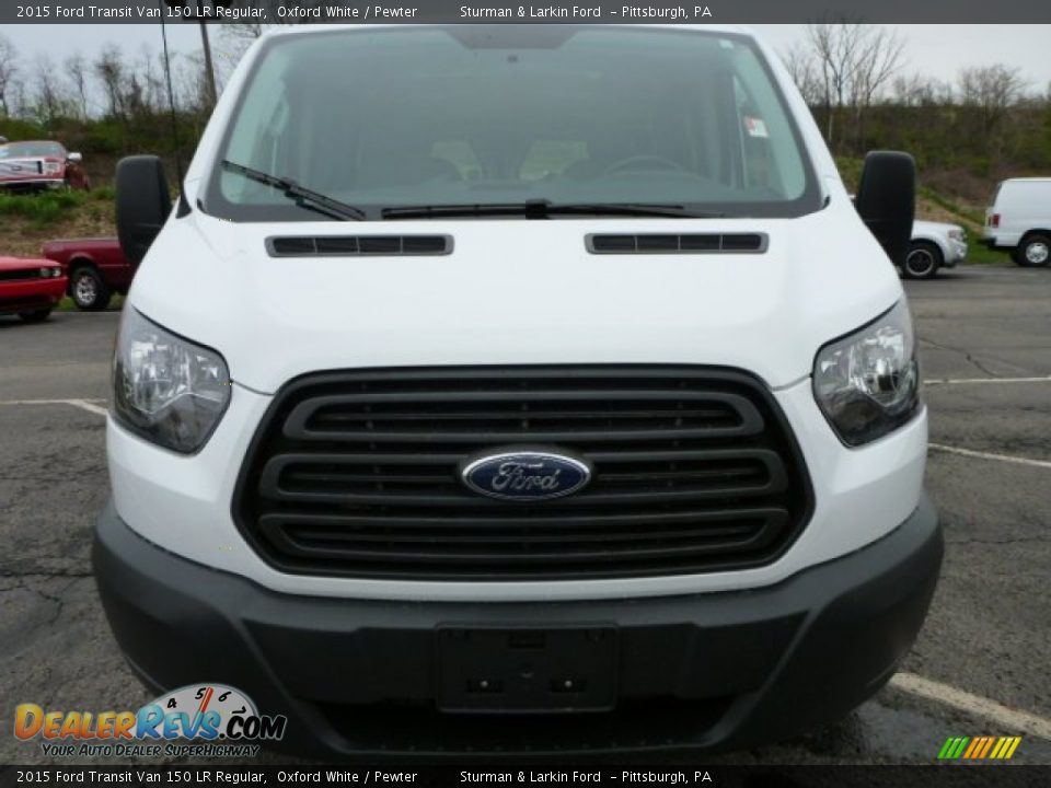 2015 Ford Transit Van 150 LR Regular Oxford White / Pewter Photo #8