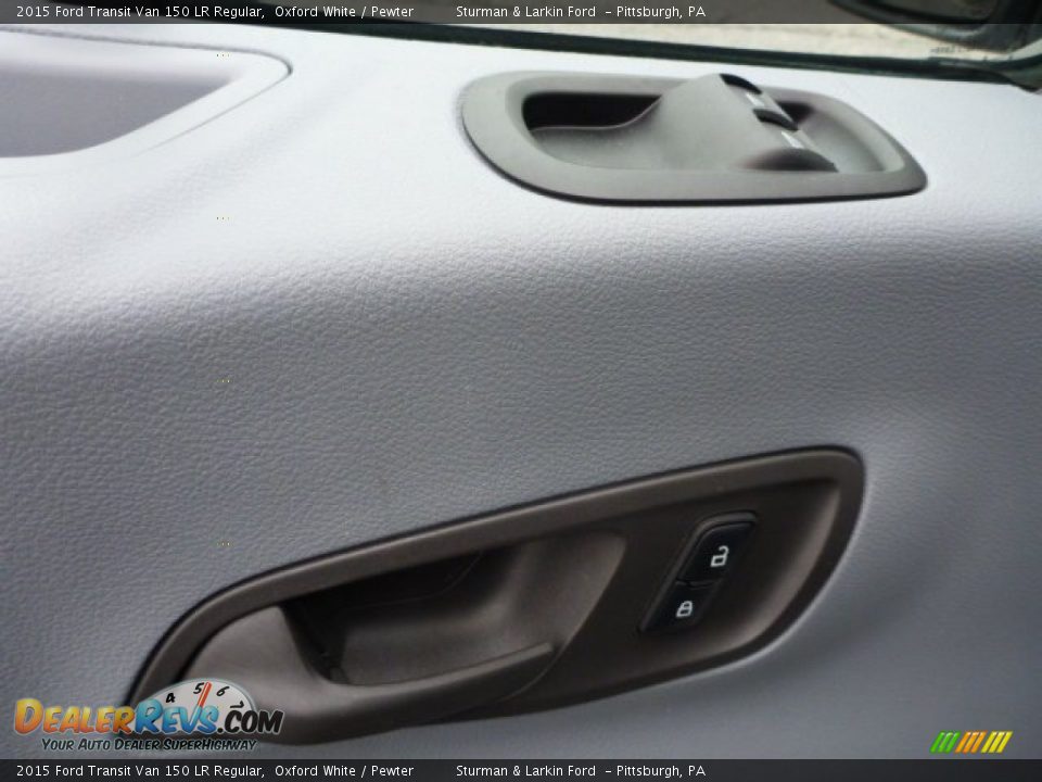 2015 Ford Transit Van 150 LR Regular Oxford White / Pewter Photo #12