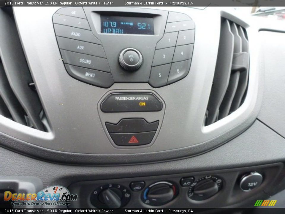2015 Ford Transit Van 150 LR Regular Oxford White / Pewter Photo #13