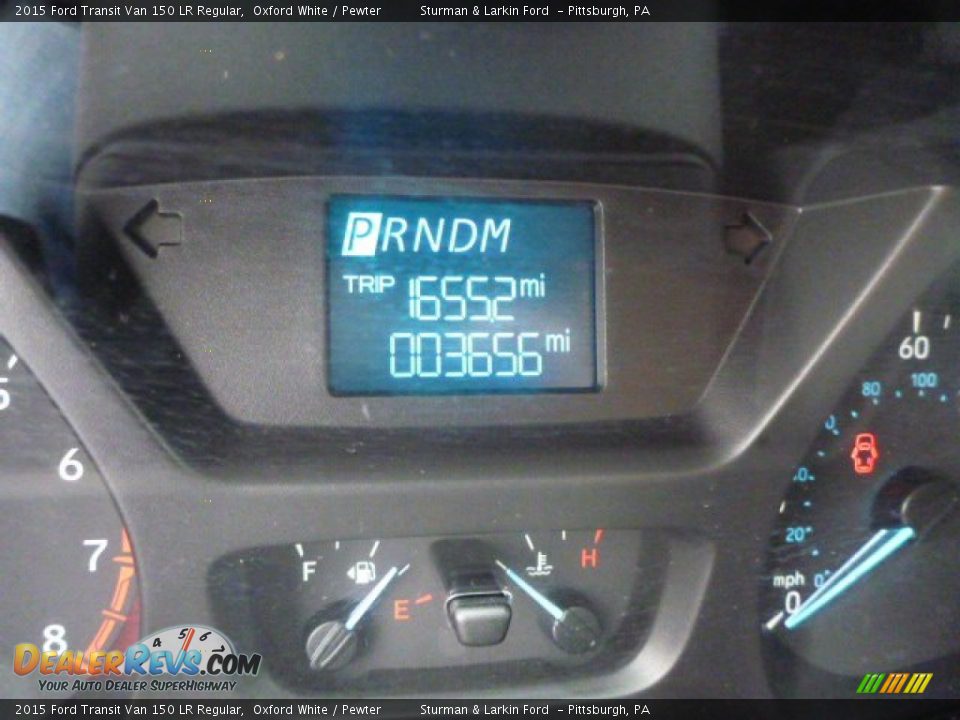 2015 Ford Transit Van 150 LR Regular Oxford White / Pewter Photo #14