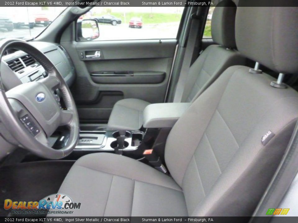2012 Ford Escape XLT V6 4WD Ingot Silver Metallic / Charcoal Black Photo #8