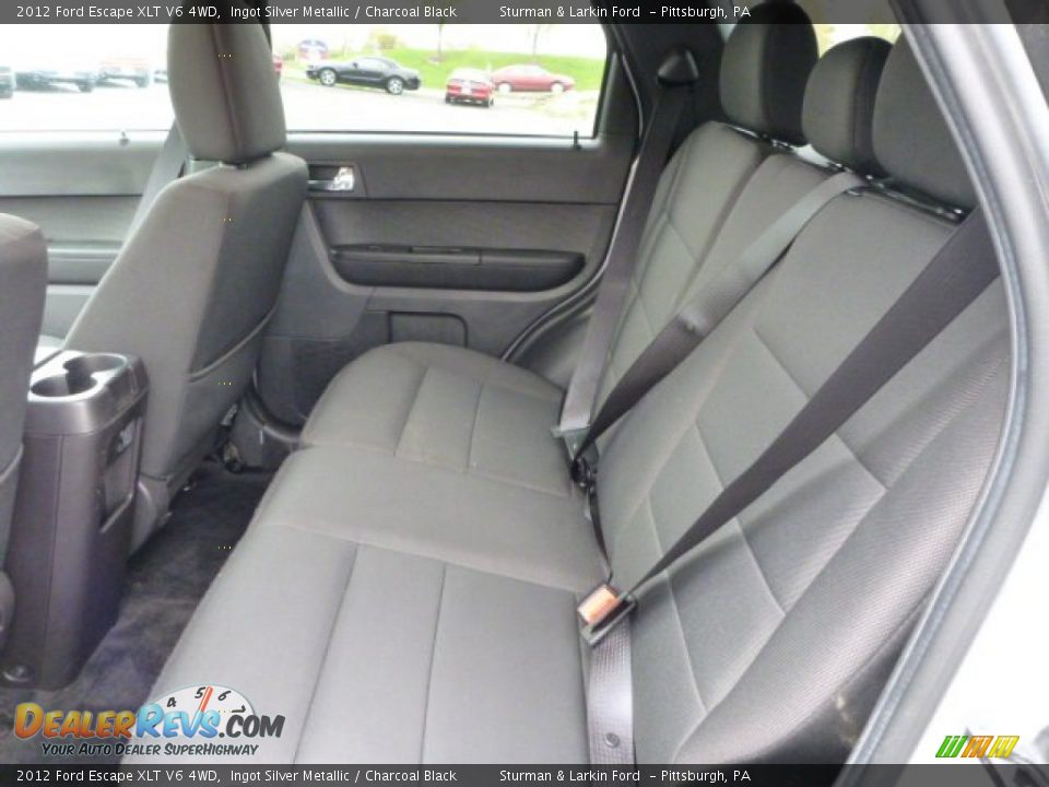 2012 Ford Escape XLT V6 4WD Ingot Silver Metallic / Charcoal Black Photo #9