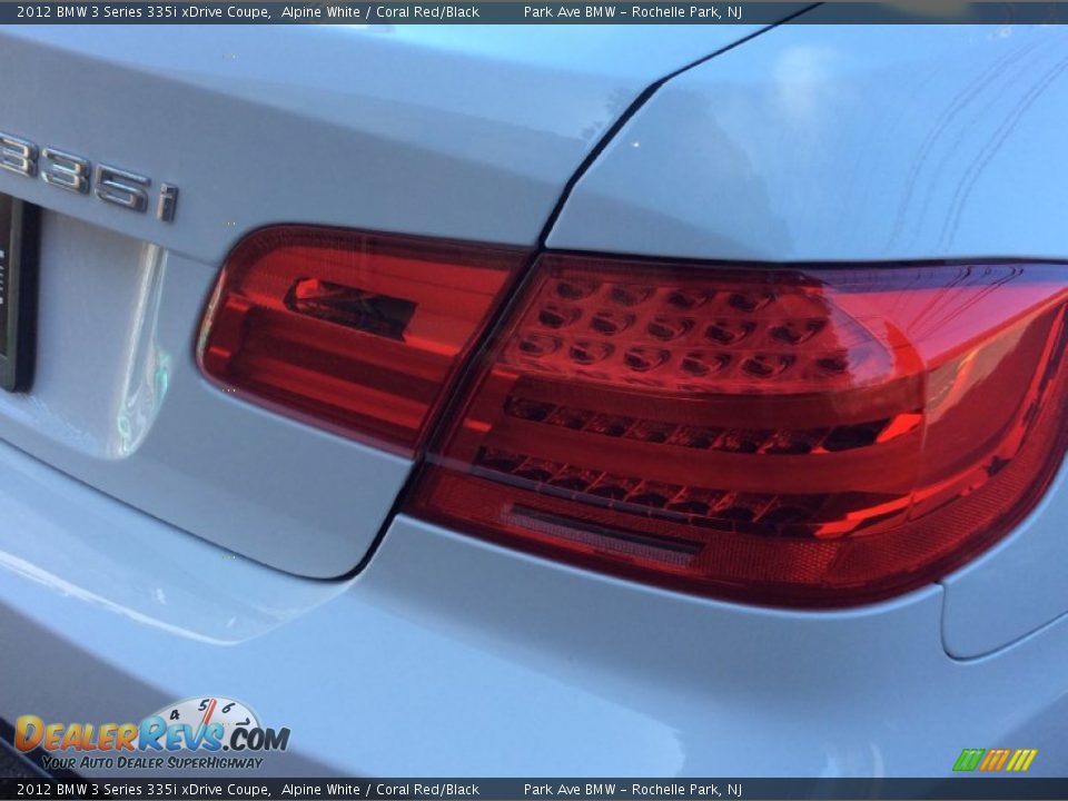 2012 BMW 3 Series 335i xDrive Coupe Alpine White / Coral Red/Black Photo #23
