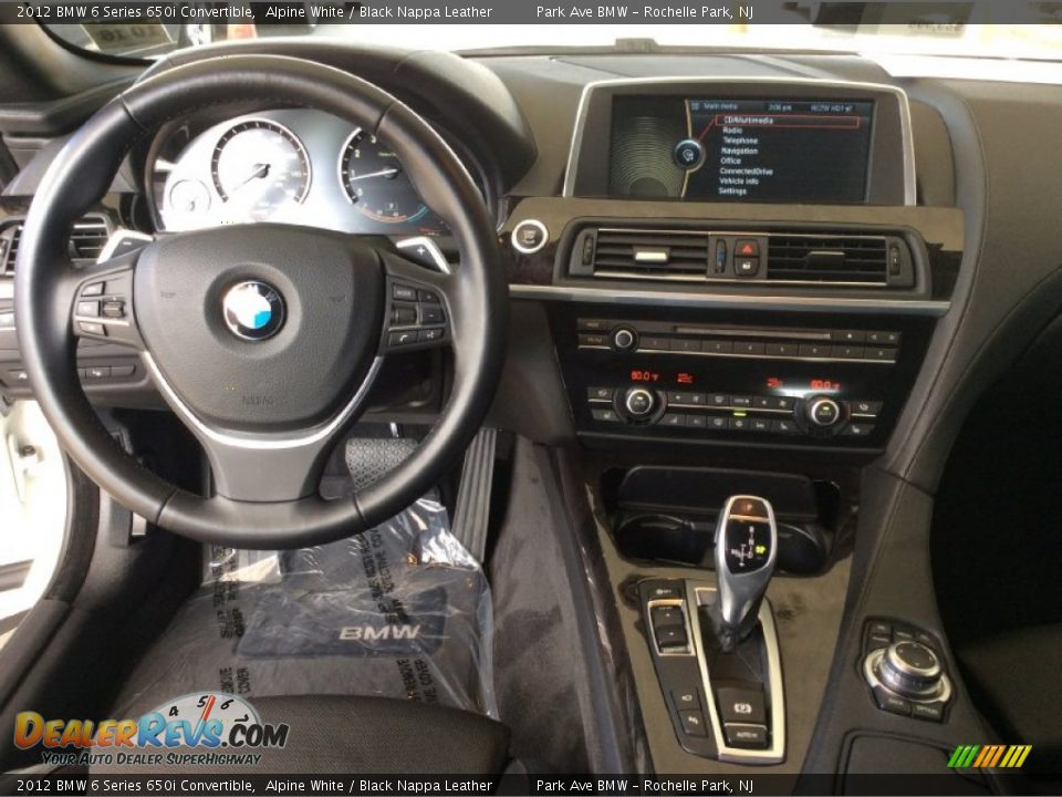 2012 BMW 6 Series 650i Convertible Alpine White / Black Nappa Leather Photo #14