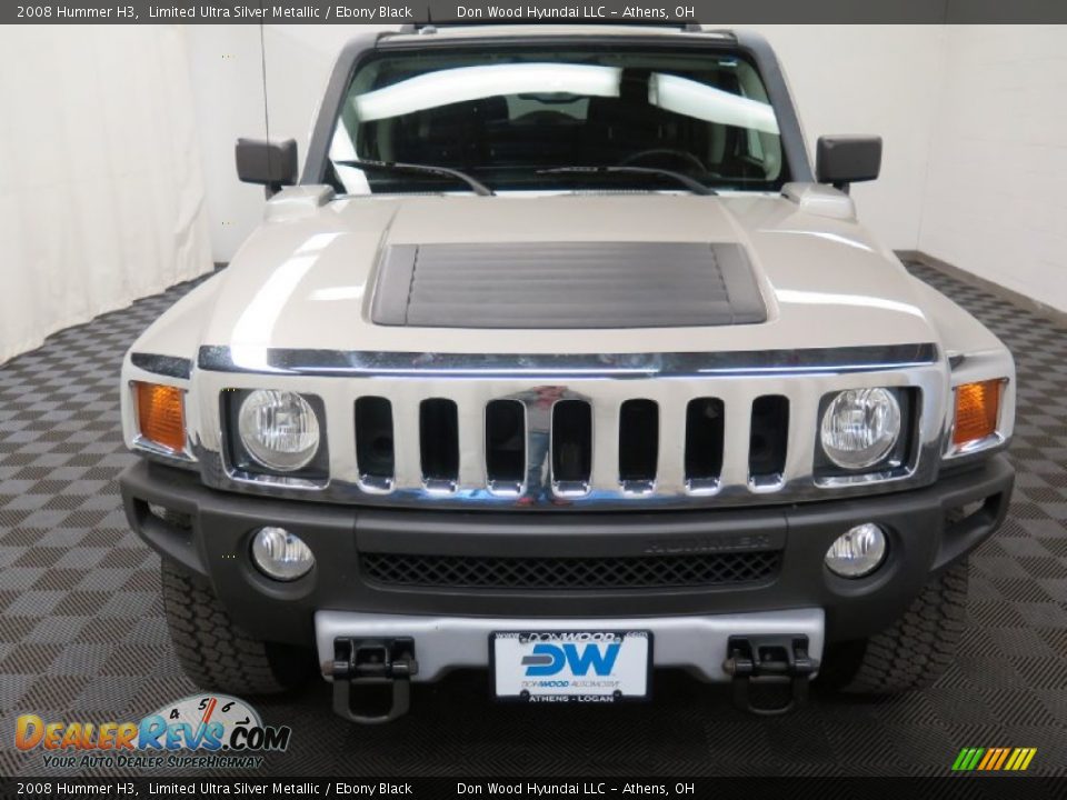 2008 Hummer H3 Limited Ultra Silver Metallic / Ebony Black Photo #2