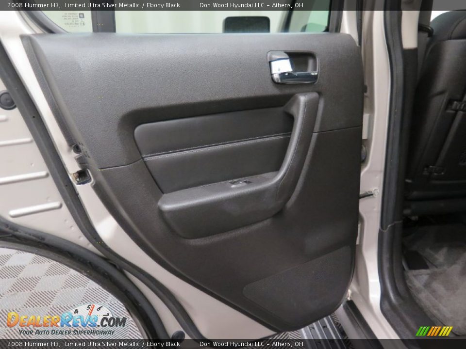 2008 Hummer H3 Limited Ultra Silver Metallic / Ebony Black Photo #11