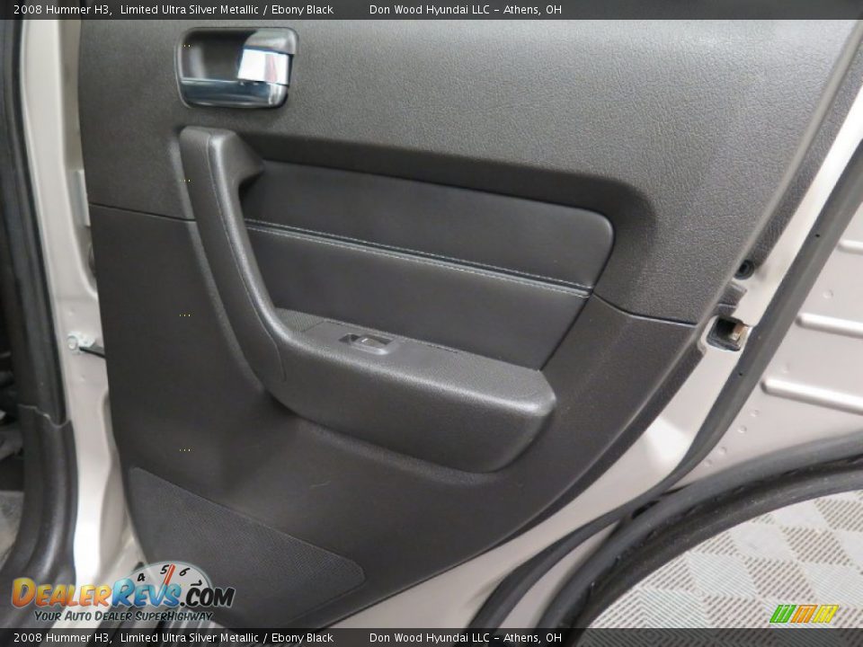 2008 Hummer H3 Limited Ultra Silver Metallic / Ebony Black Photo #12