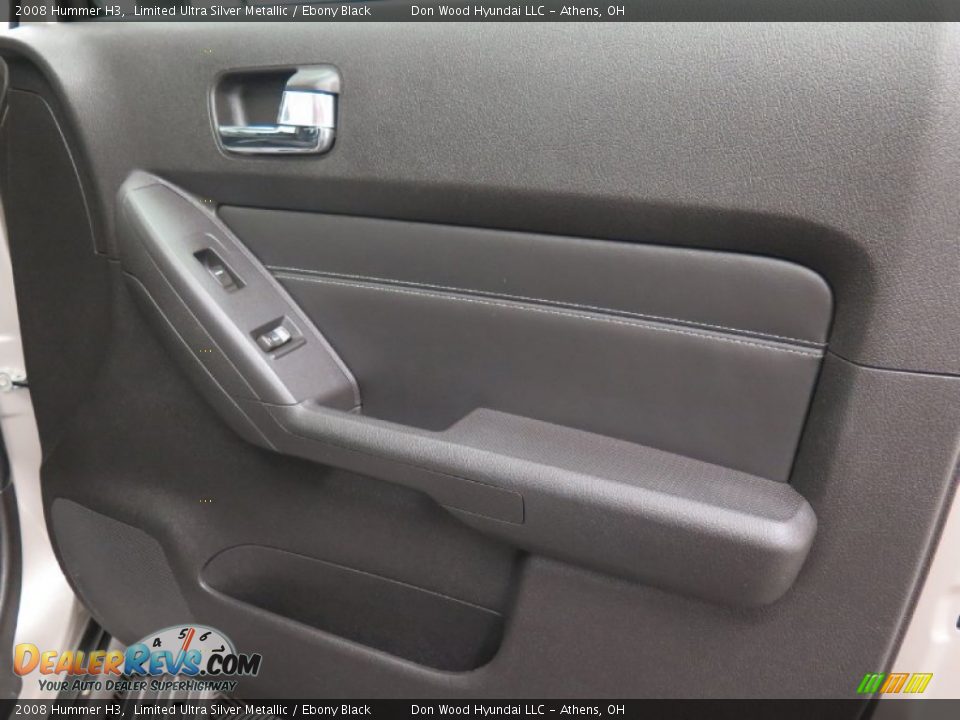 2008 Hummer H3 Limited Ultra Silver Metallic / Ebony Black Photo #13