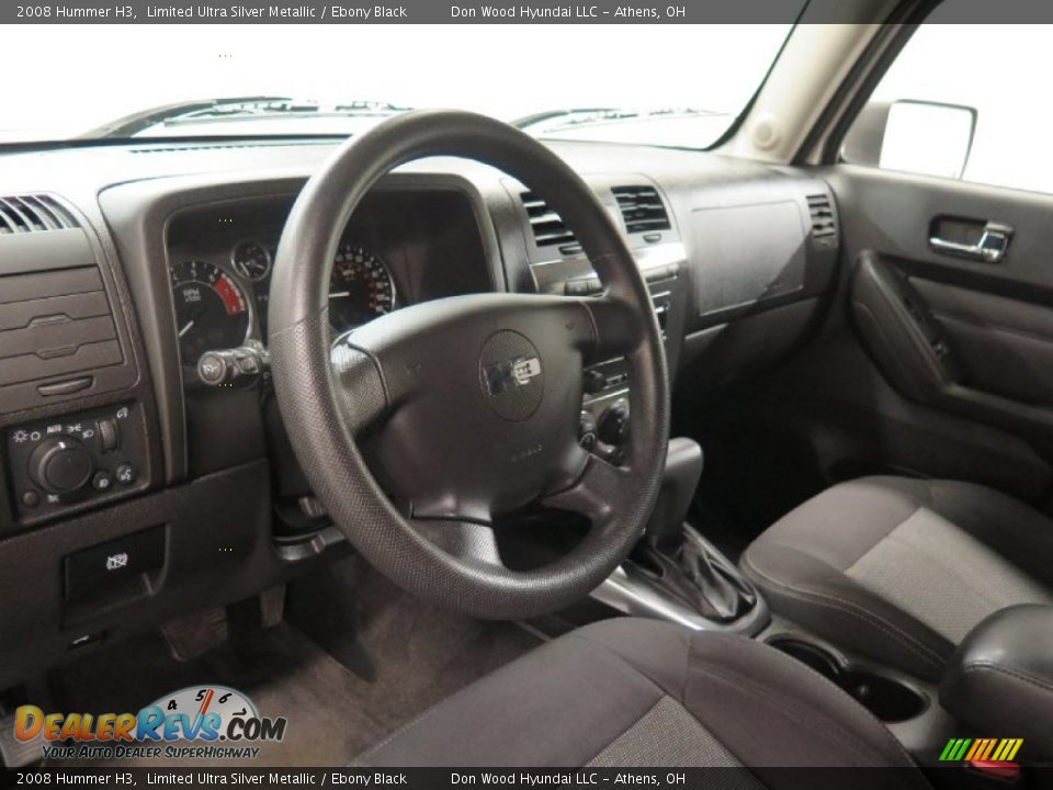 2008 Hummer H3 Limited Ultra Silver Metallic / Ebony Black Photo #14