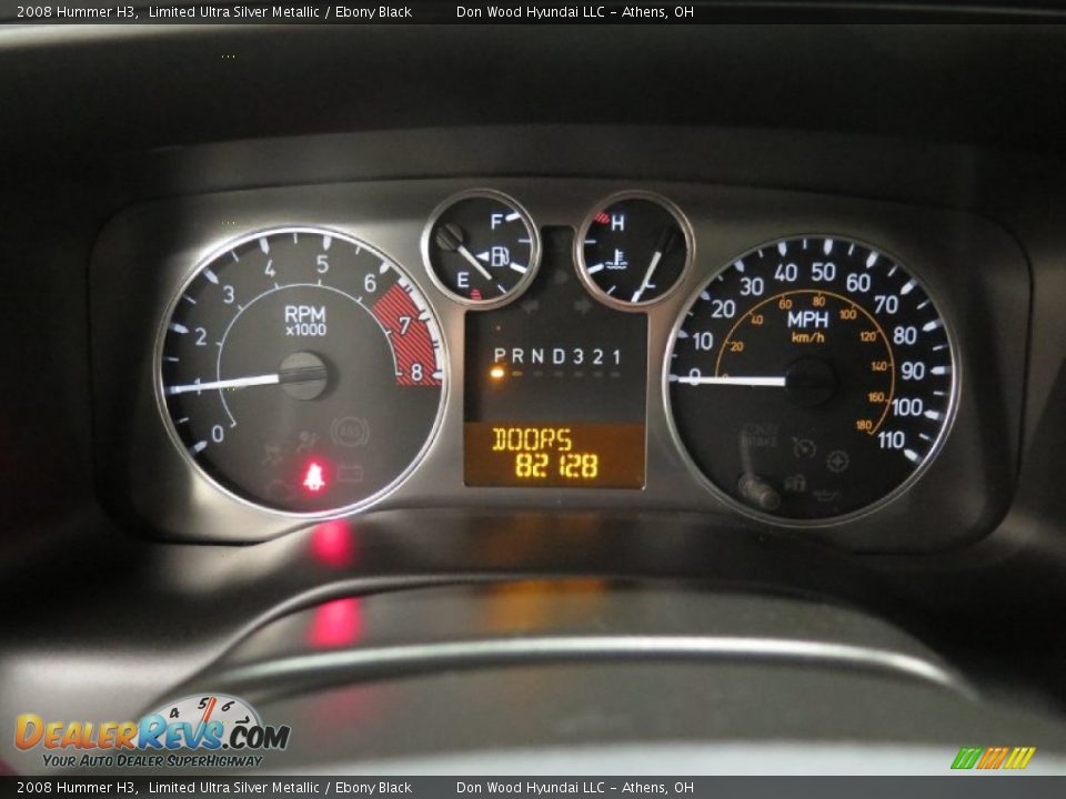 2008 Hummer H3 Limited Ultra Silver Metallic / Ebony Black Photo #19