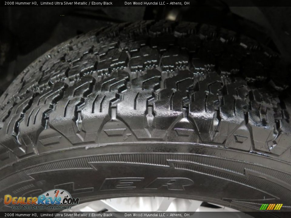 2008 Hummer H3 Limited Ultra Silver Metallic / Ebony Black Photo #22