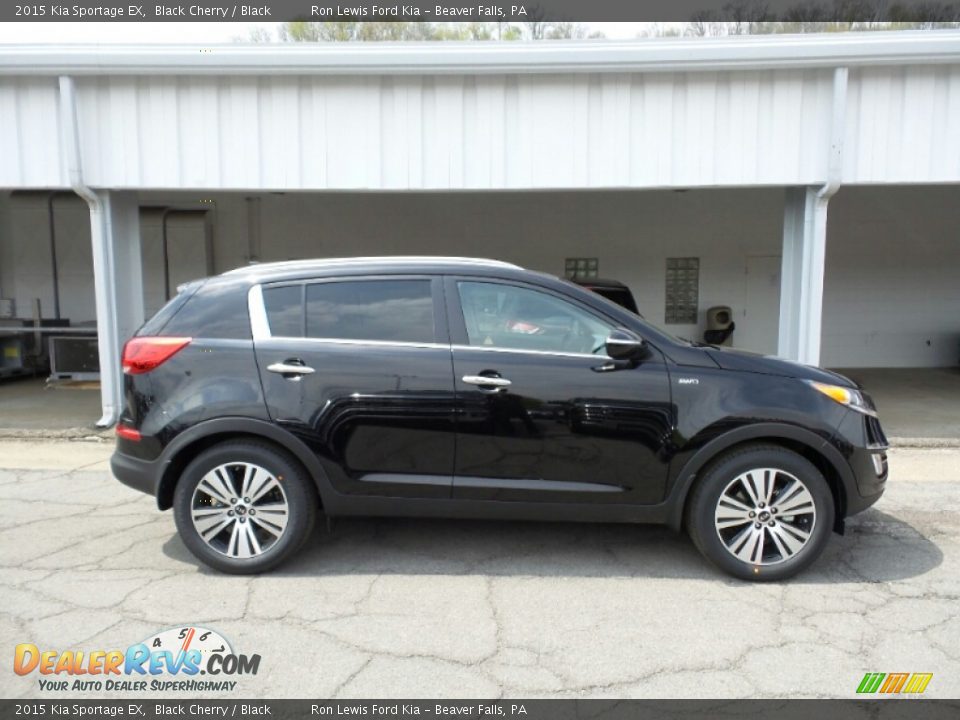 2015 Kia Sportage EX Black Cherry / Black Photo #1